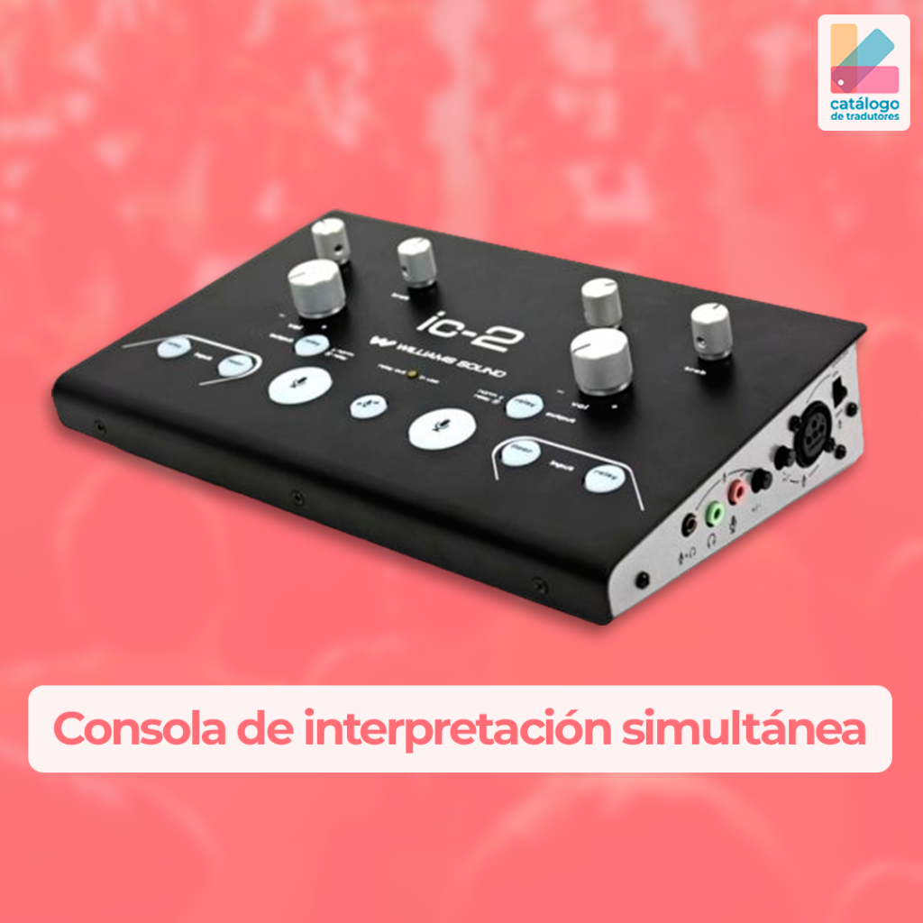 Consola de interpretación simultánea