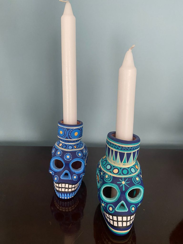 Velas de caveiras